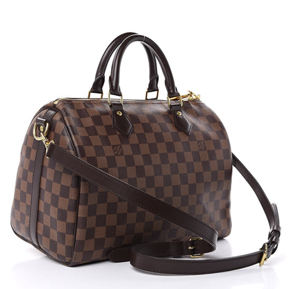 Louis Vuitton Damier Ebene Speedy Bandouliere 30 3 of 12