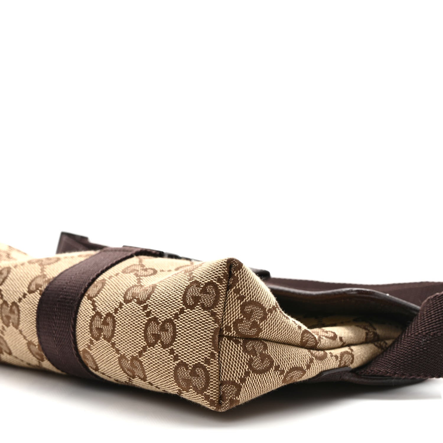 Gucci Monogram Waist Pouch Bag Dark Brown 9 of 9