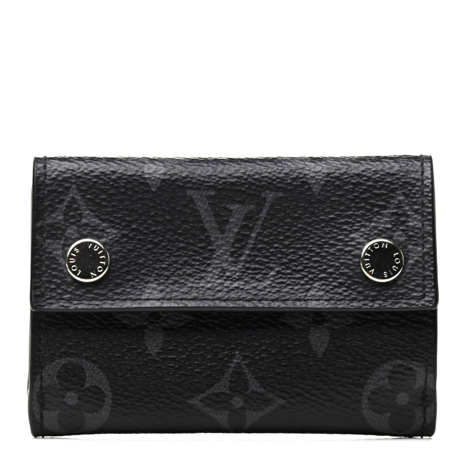 Louis Vuitton Monogram Eclipse Discovery Compact Wallet 1 of 8