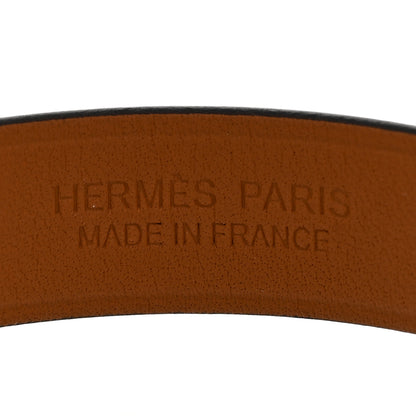 Hermes Epsom Tonight Bracelet T4 Black 3 of 5