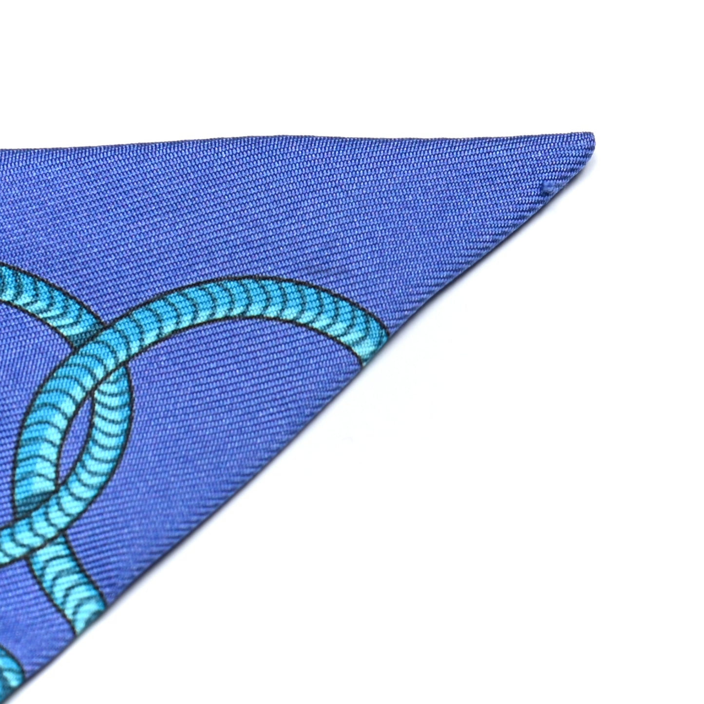 Silk Epaulettes Twilly Lavande Turquoise Jaune