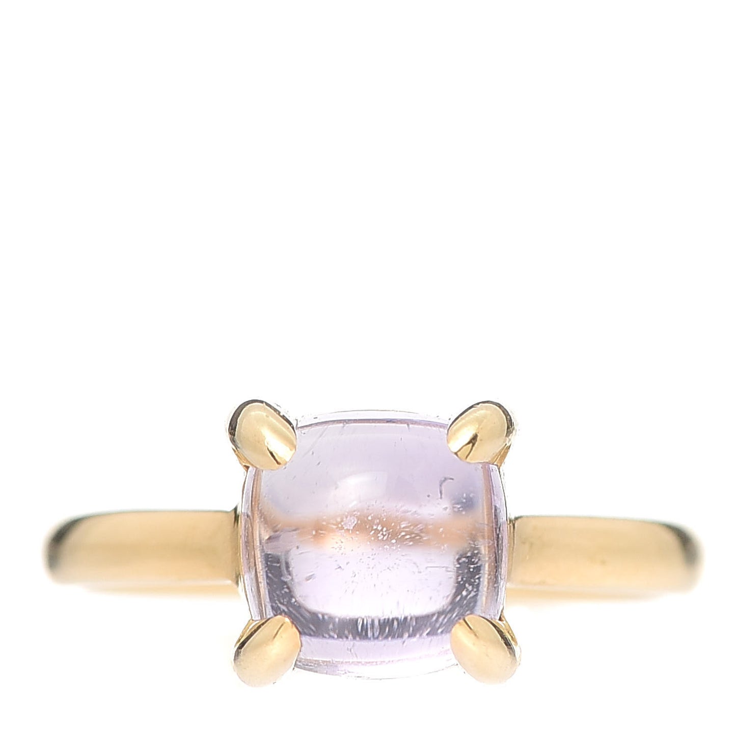 18K Yellow Gold Amethyst 7mm Paloma Picasso Sugar Stacks Ring 48 4.5