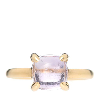 Tiffany 18K Yellow Gold Amethyst 7mm Paloma Picasso Sugar Stacks Ring 48 4.5 1 of 5