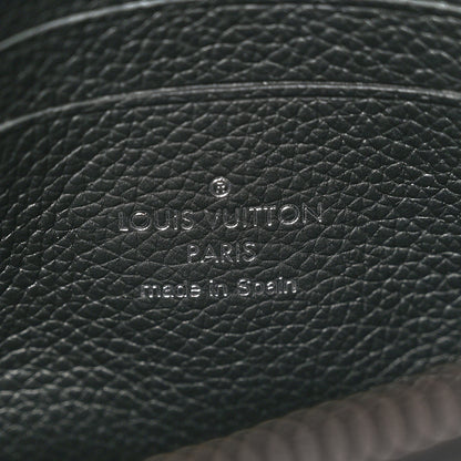 Louis Vuitton Soft Calfskin Snakeskin My Lockme Chain Bag Pochette Black 6 of 13