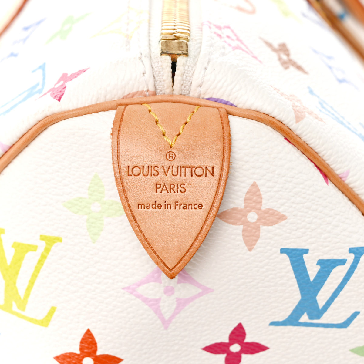 Monogram Multicolor Keepall 45 White