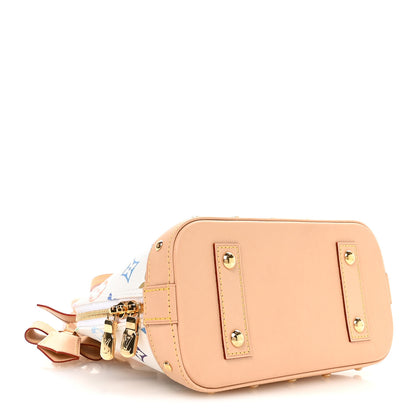 Louis Vuitton LV x TM Monogram Multicolor Alma BB White 3 of 9
