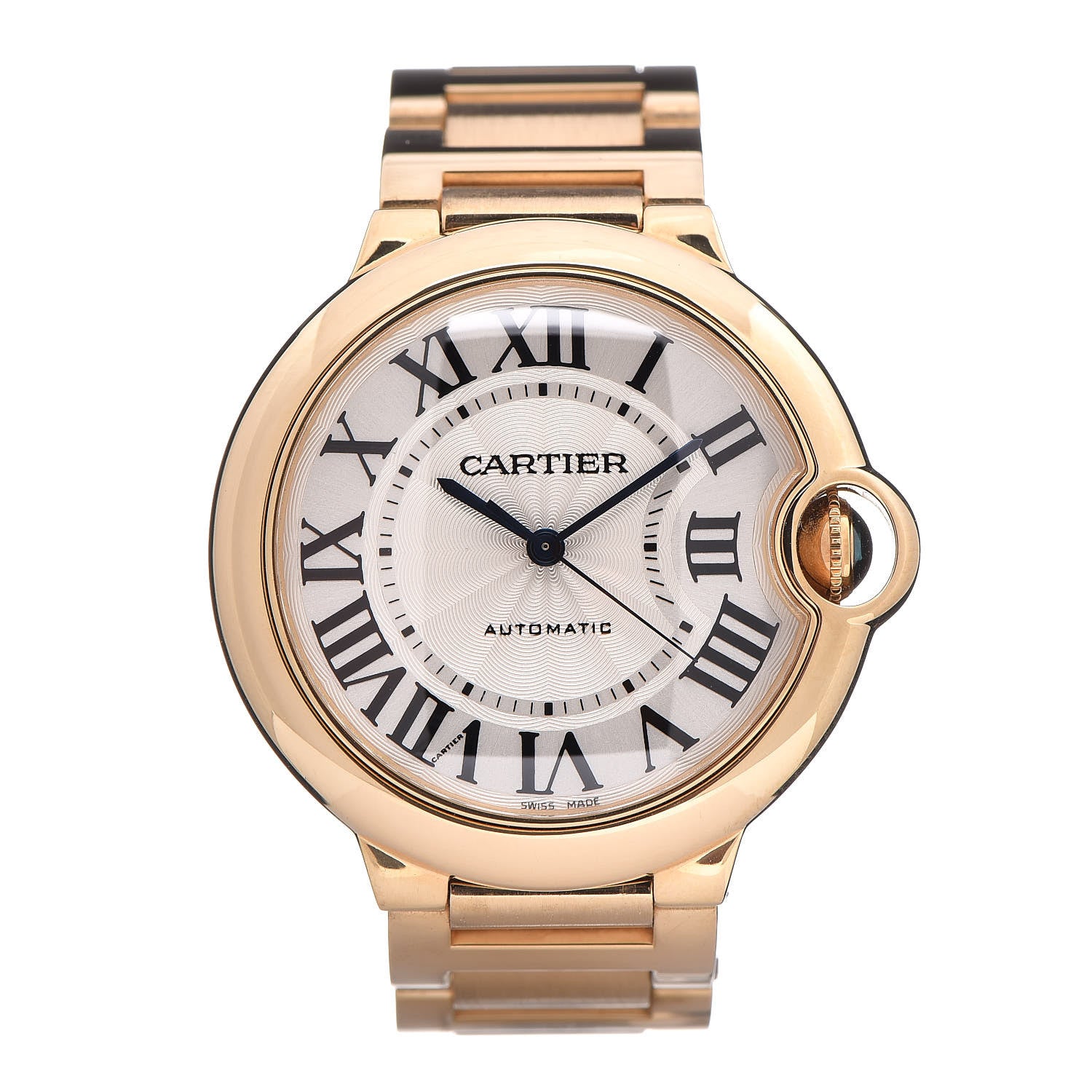 Cartier 18K Yellow Gold 36mm Ballon Bleu De Automatic Watch 1 of 7