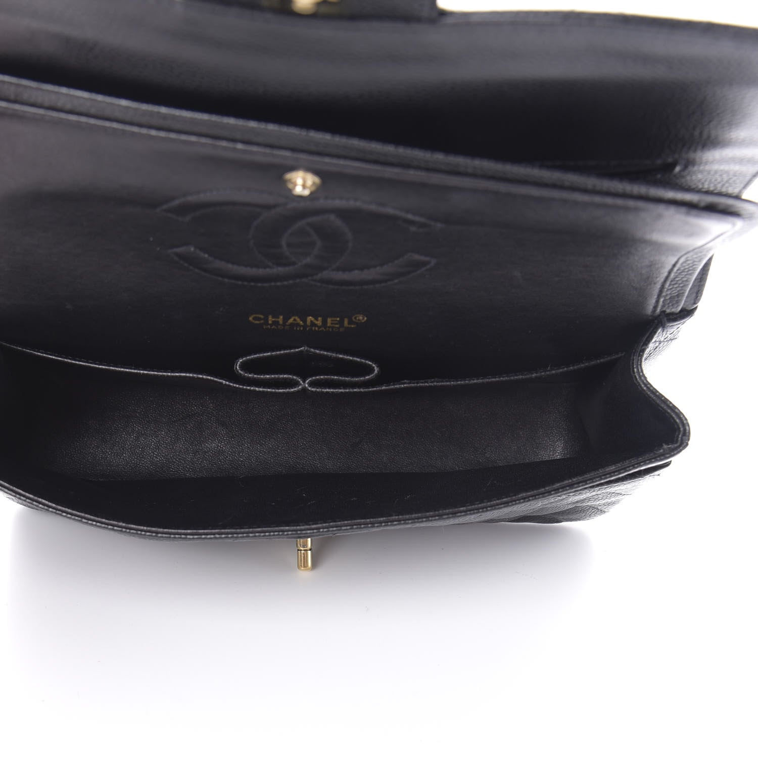 Chanel Caviar Quilted Medium Double Flap Black 5 of 12