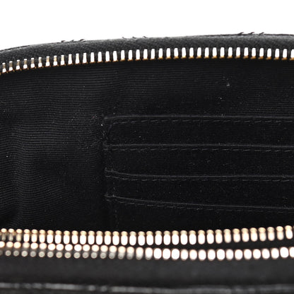 Saint Laurent Grained Lambskin Quilted Mini Becky Double Zip Bag Black 14 of 14