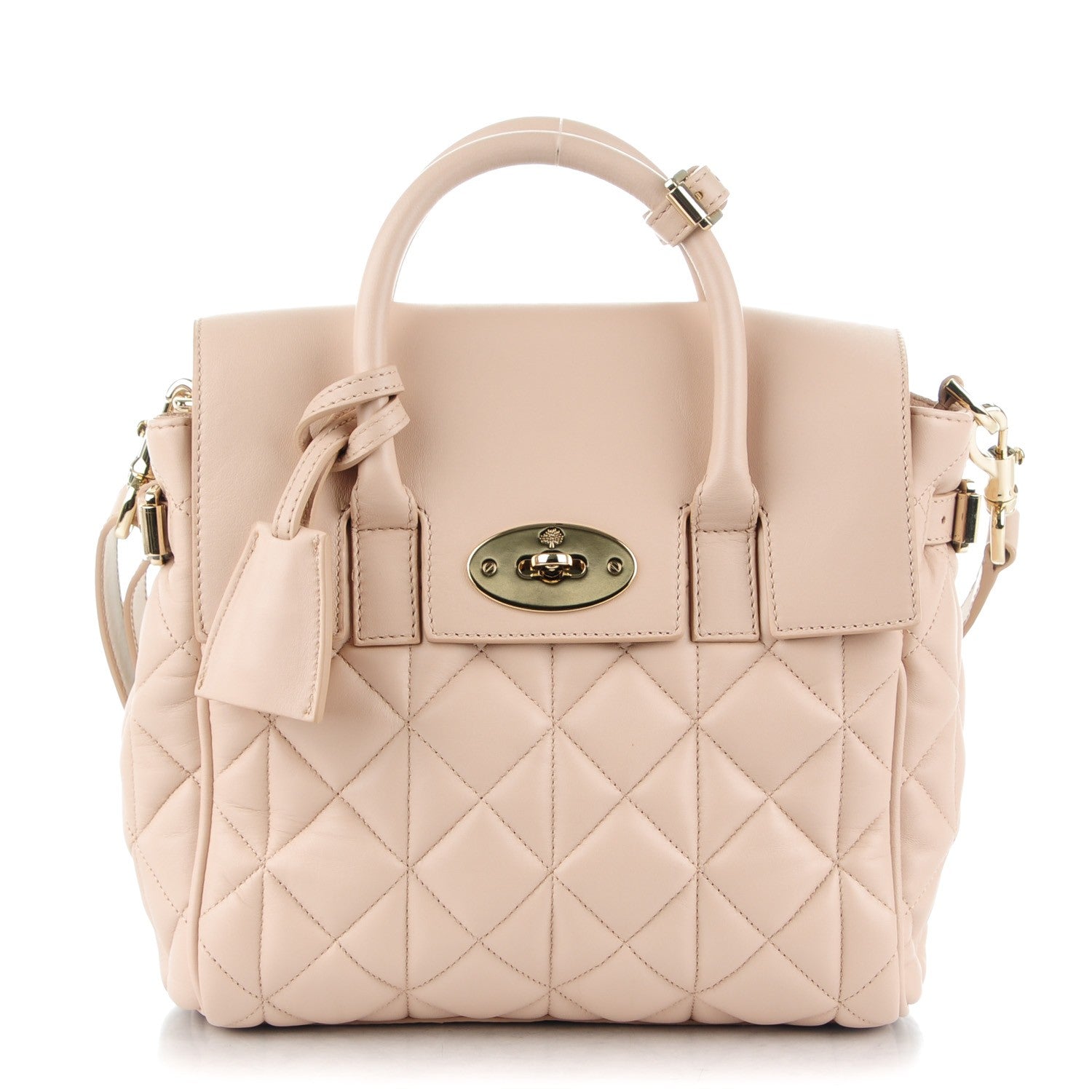 Mulberry Nappa Quilted Mini Cara Delevingne Convertible Bag Oatmeal 1 of 8
