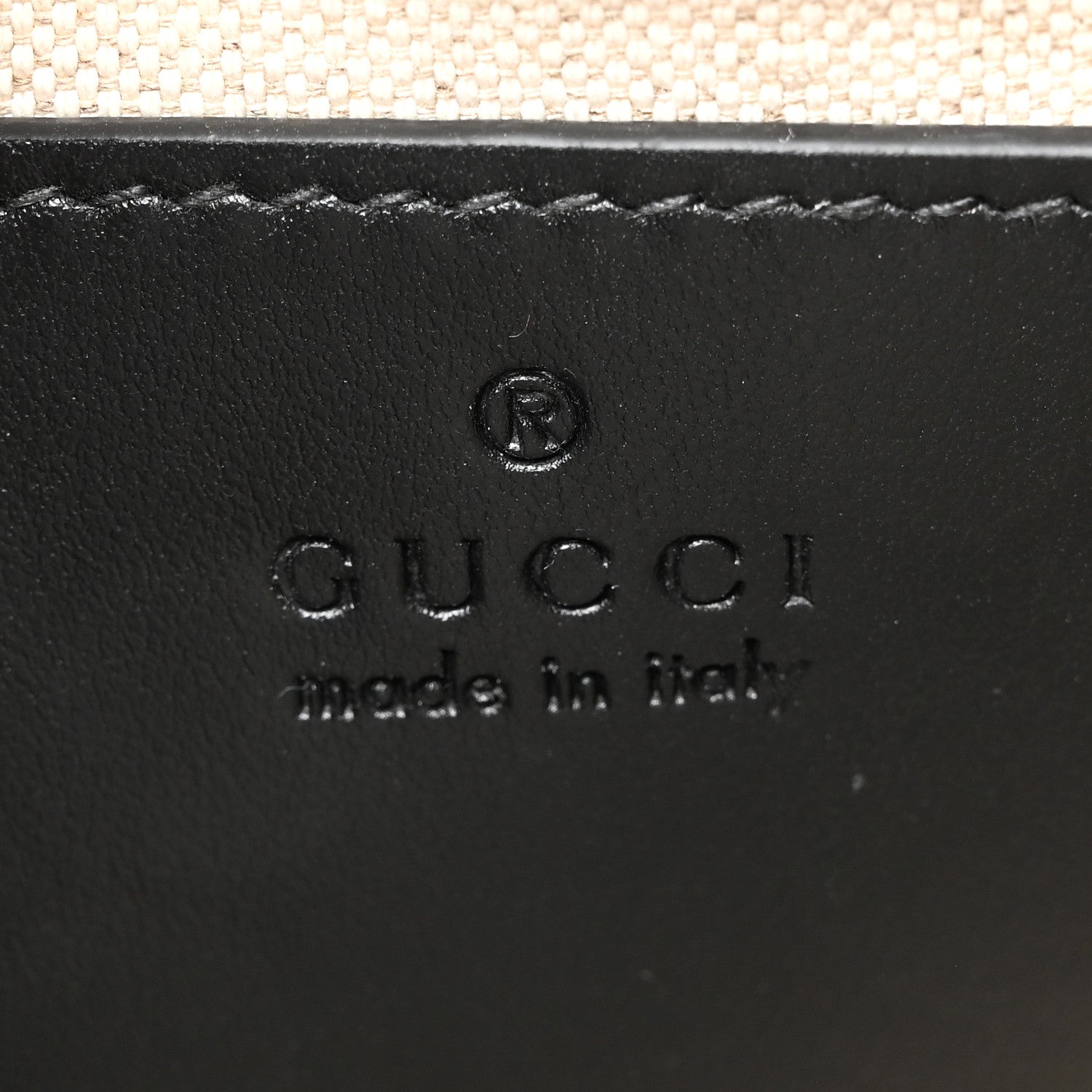 Gucci Calfskin GG Matelasse Shoulder Bag Black Natural 6 of 11