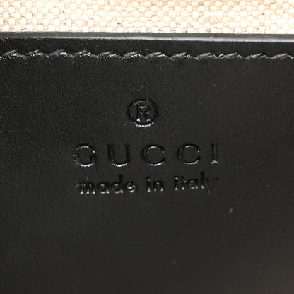 Gucci Calfskin GG Matelasse Shoulder Bag Black Natural 6 of 11