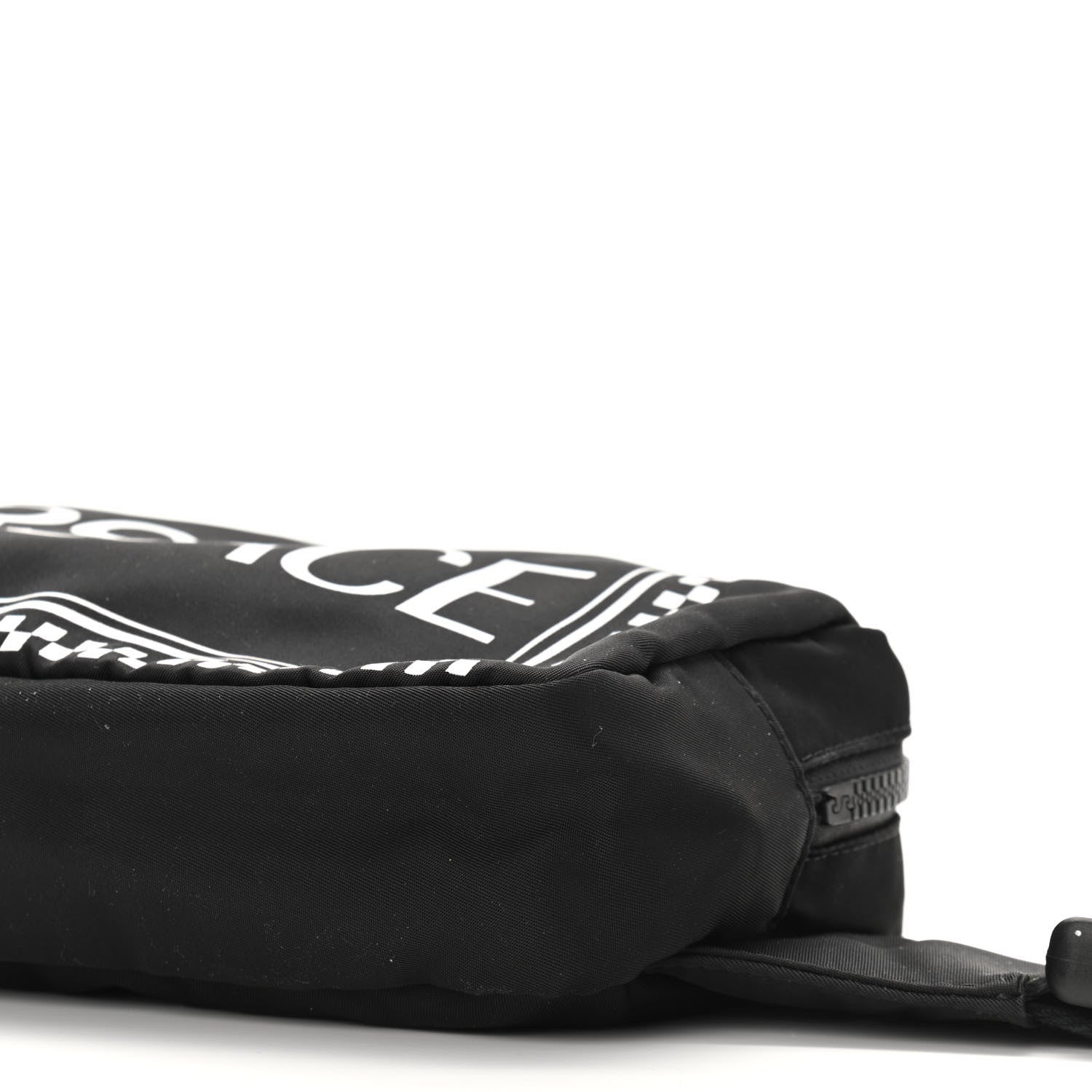 Versace Nylon Logo Two Tone Belt Bag Black 9 of 9