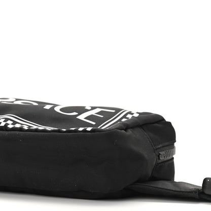 Versace Nylon Logo Two Tone Belt Bag Black 9 of 9
