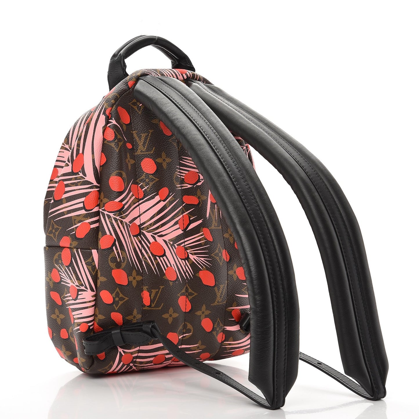 Monogram Jungle Dots Palm Springs Backpack PM Sugar Pink Poppy