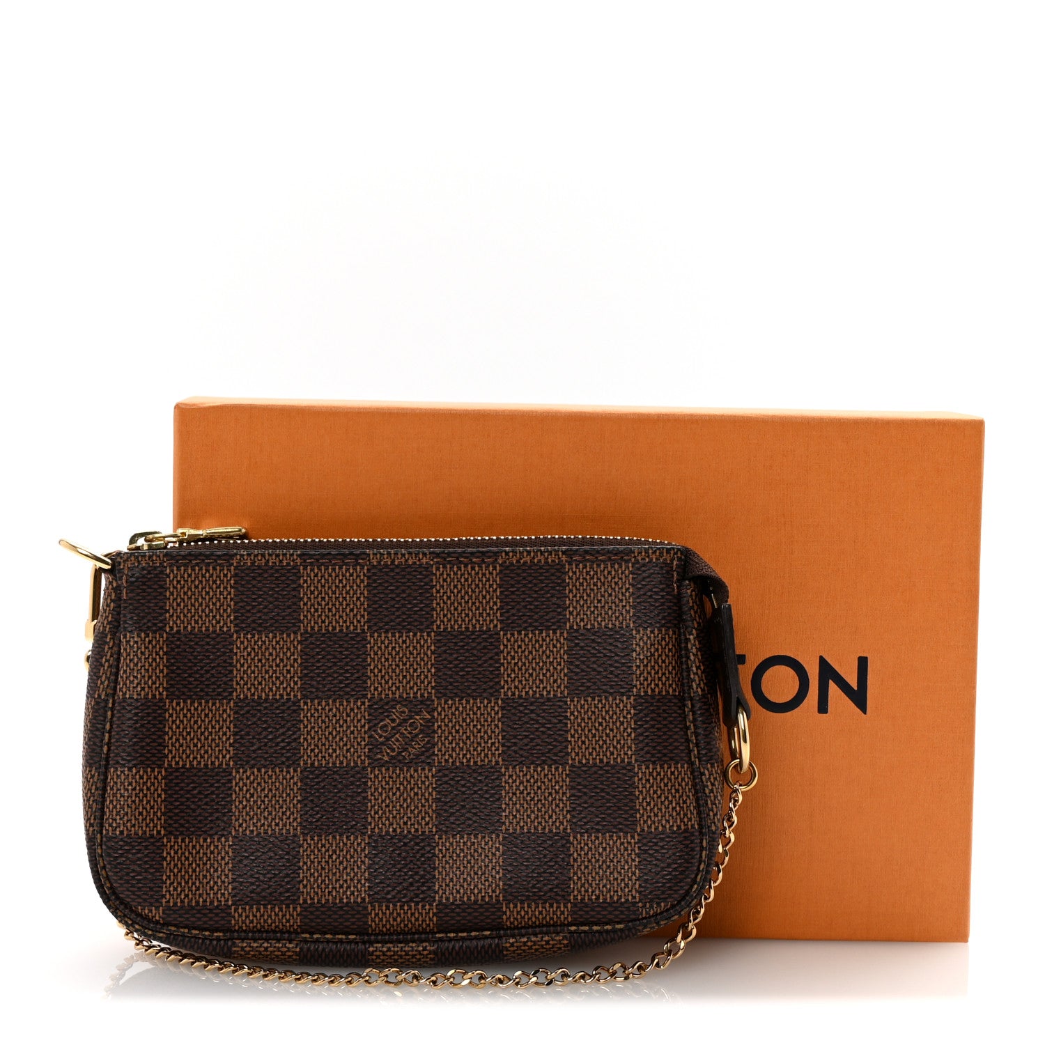 Louis Vuitton Damier Ebene Mini Pochette Accessories 8 of 8