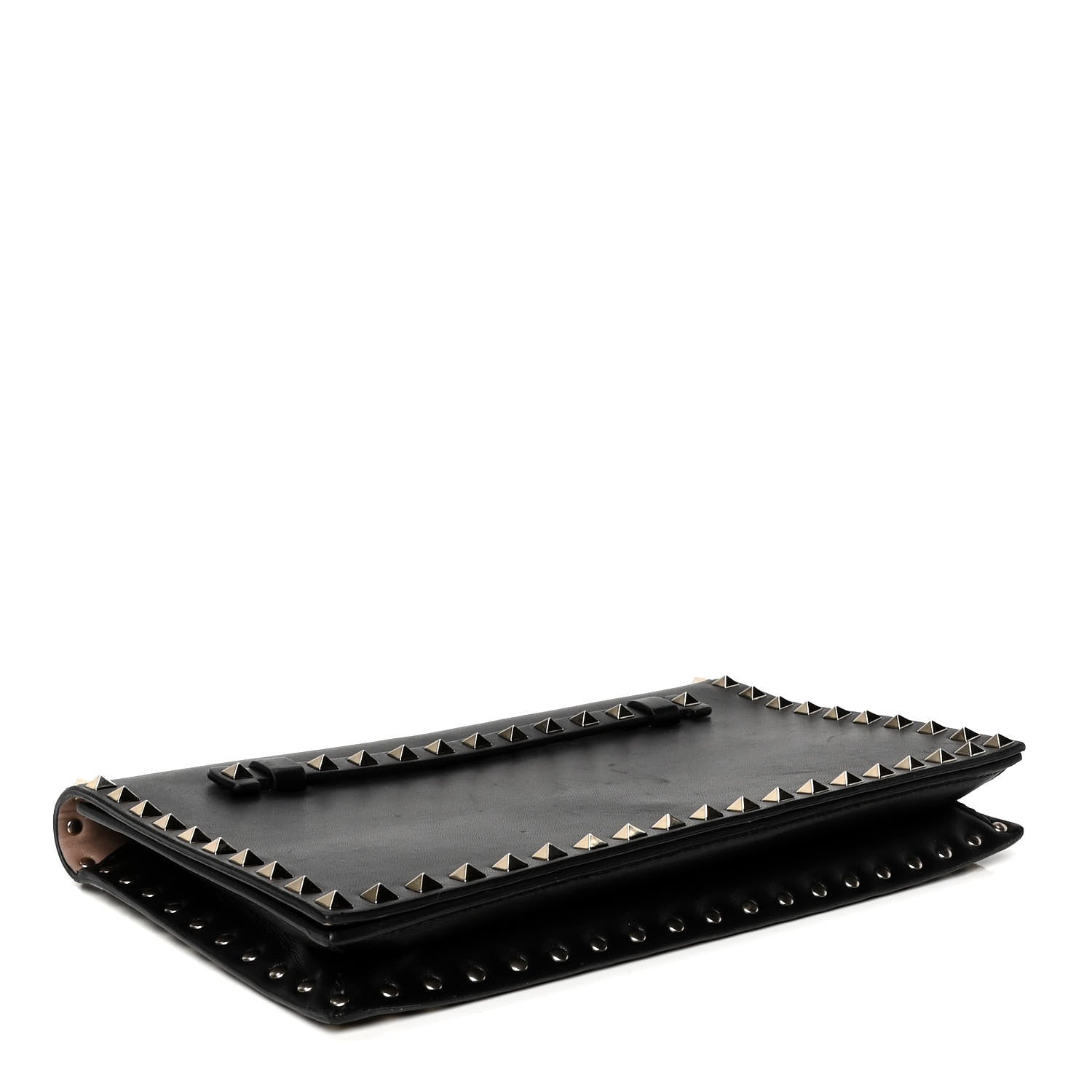 Valentino Garavani Nappa Rockstud Wristlet Clutch Black 3 of 5