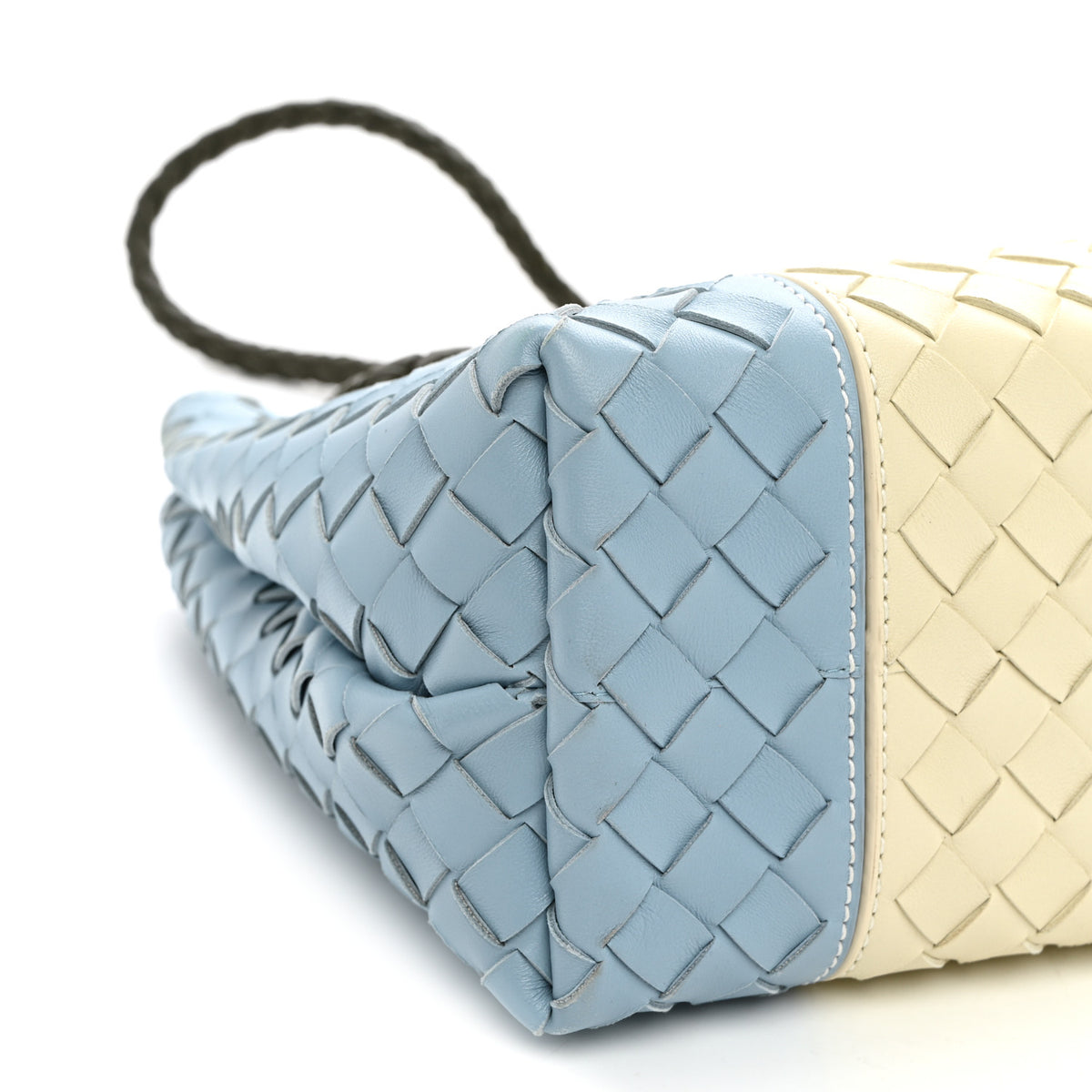 Bottega Veneta Nappa Intrecciato Medium Andiamo Shoulder Bag Sea Salt Ice Kaki 8 of 9