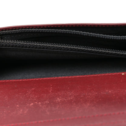 Chanel Caviar Timeless CC Yen Wallet Burgundy 5 of 15