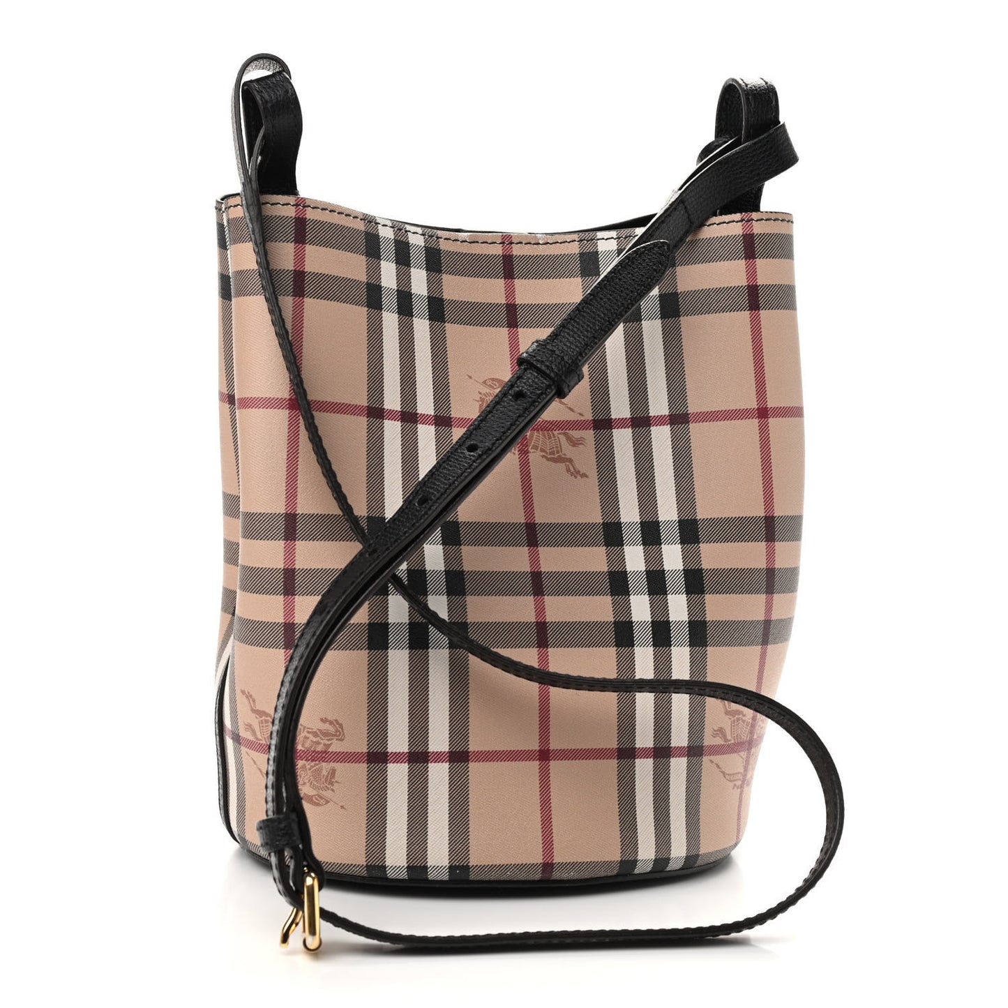 Haymarket Check Colours Small Lorne Bucket Crossbody Black