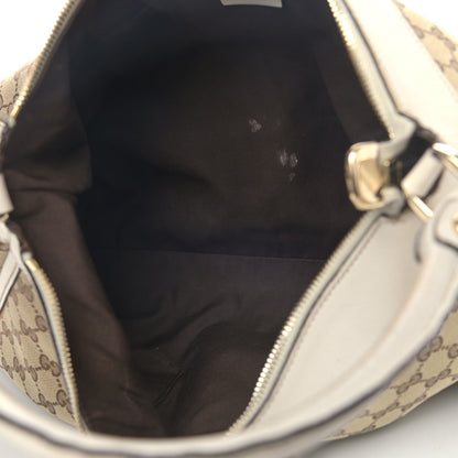 Gucci Monogram Large D Gold Hobo Off White 5 of 13