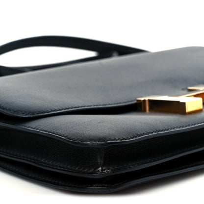 Hermes Swift Horseshoe Constance Elan 25 Black 10 of 12