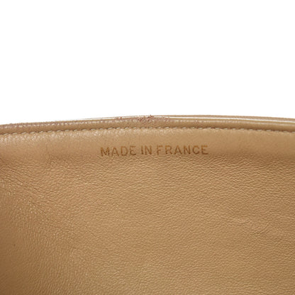 Chanel Lambskin Chevron Quilted Medium Double Flap Beige 7 of 21