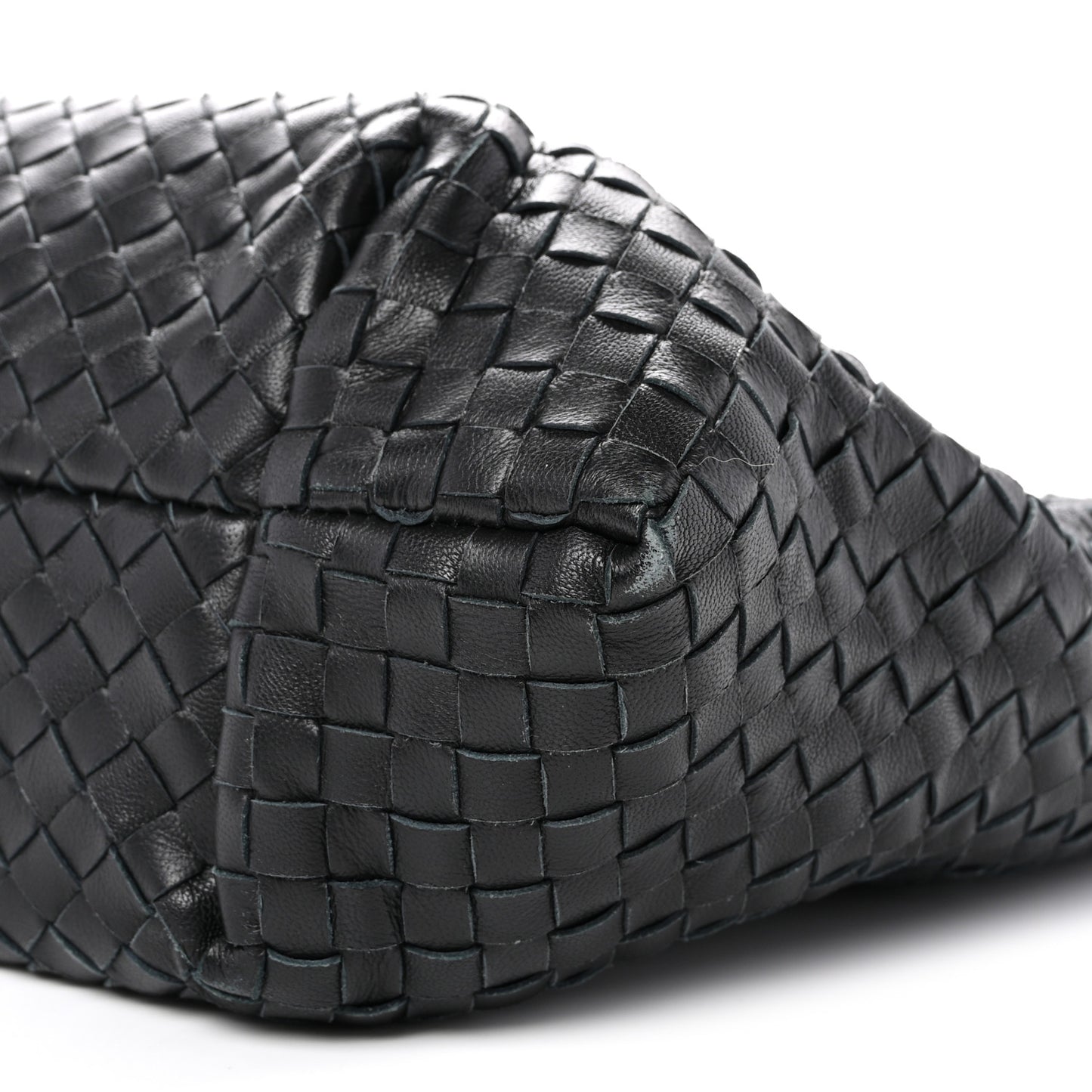 Nappa Intrecciato Medium Roma Tote Black