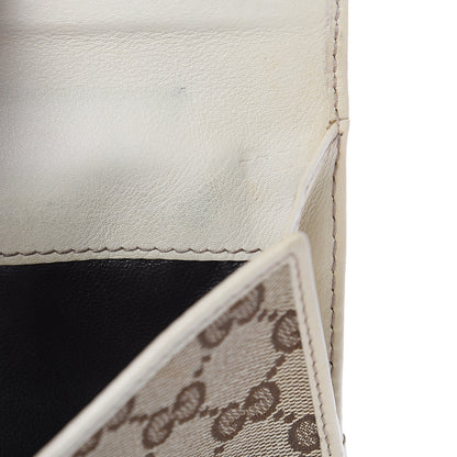 Gucci Monogram New Britt Continental Snap Wallet Off White 13 of 16