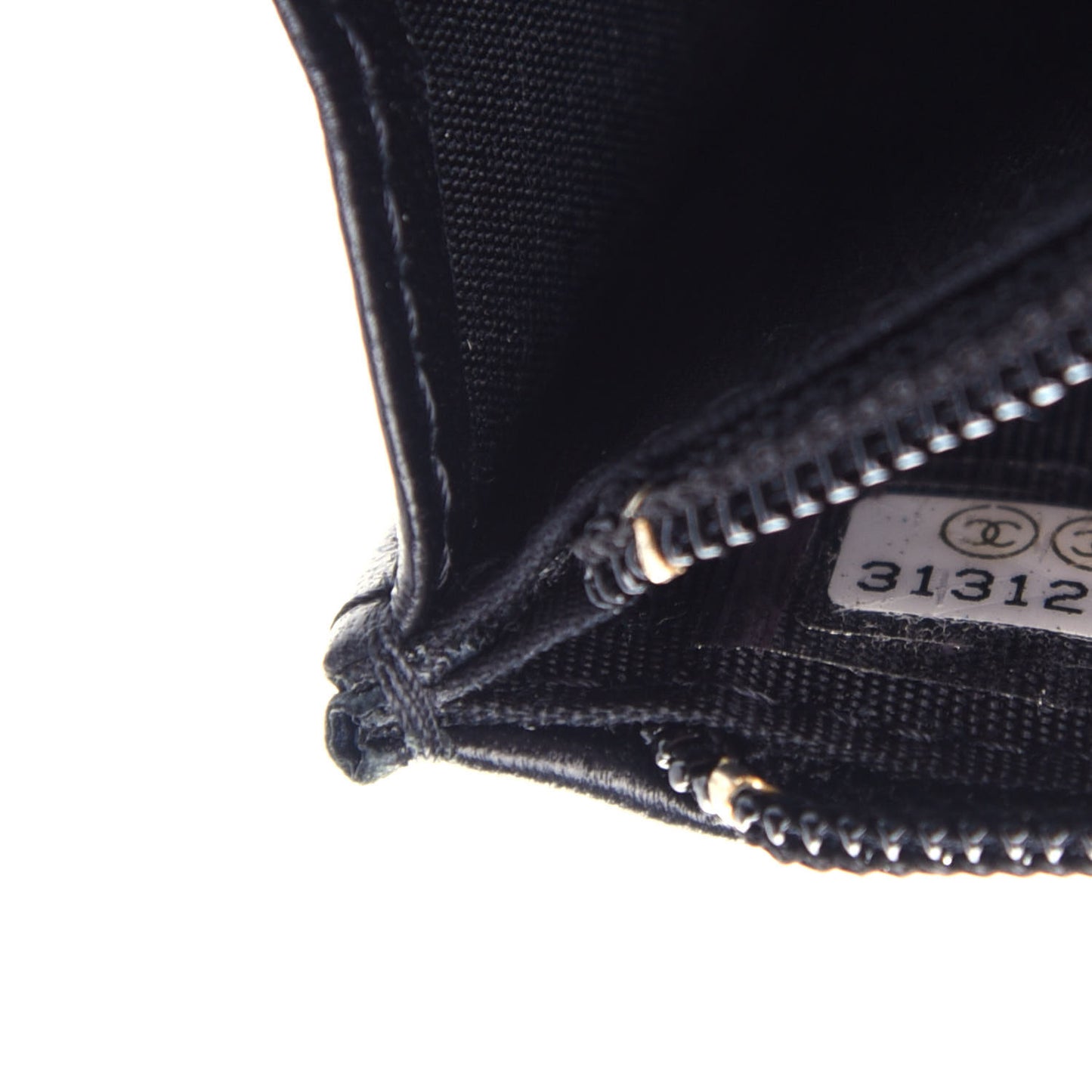 Lambskin Quilted Mini Camellia Bow Wallet On Chain WOC Black