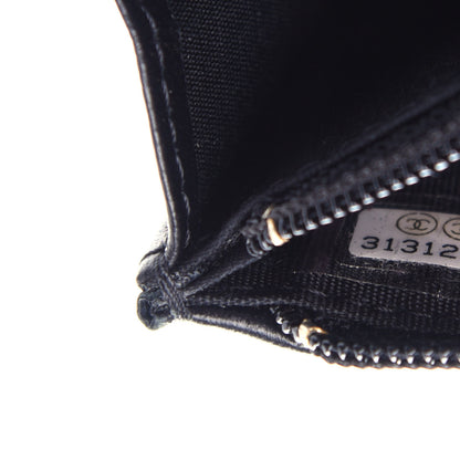 Chanel Lambskin Quilted Mini Camellia Bow Wallet On Chain WOC Black 8 of 20