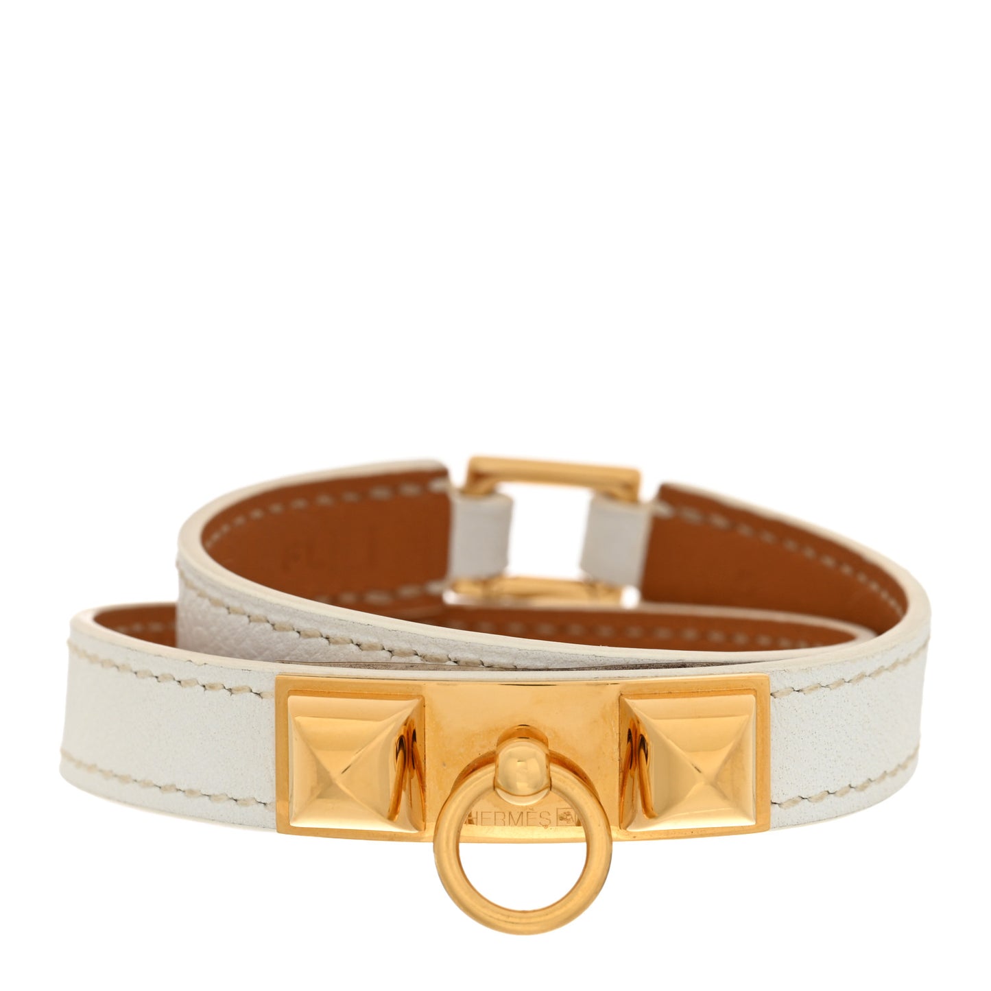 Epsom Rivale Double Tour Bracelet S White
