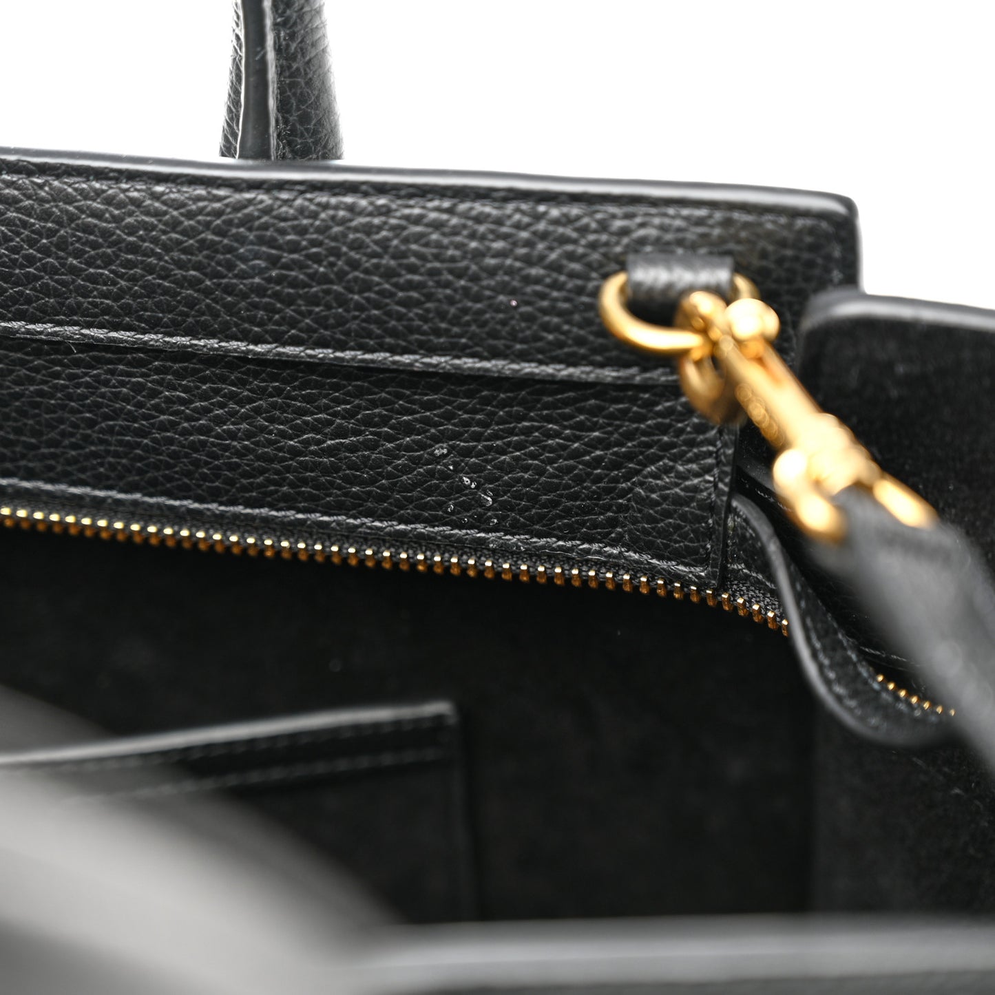 Small Classic Grain Small Zipped Bayswater Black