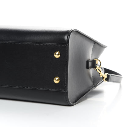 Saint Laurent Calfskin Monogram Baby Cabas Black 10 of 11