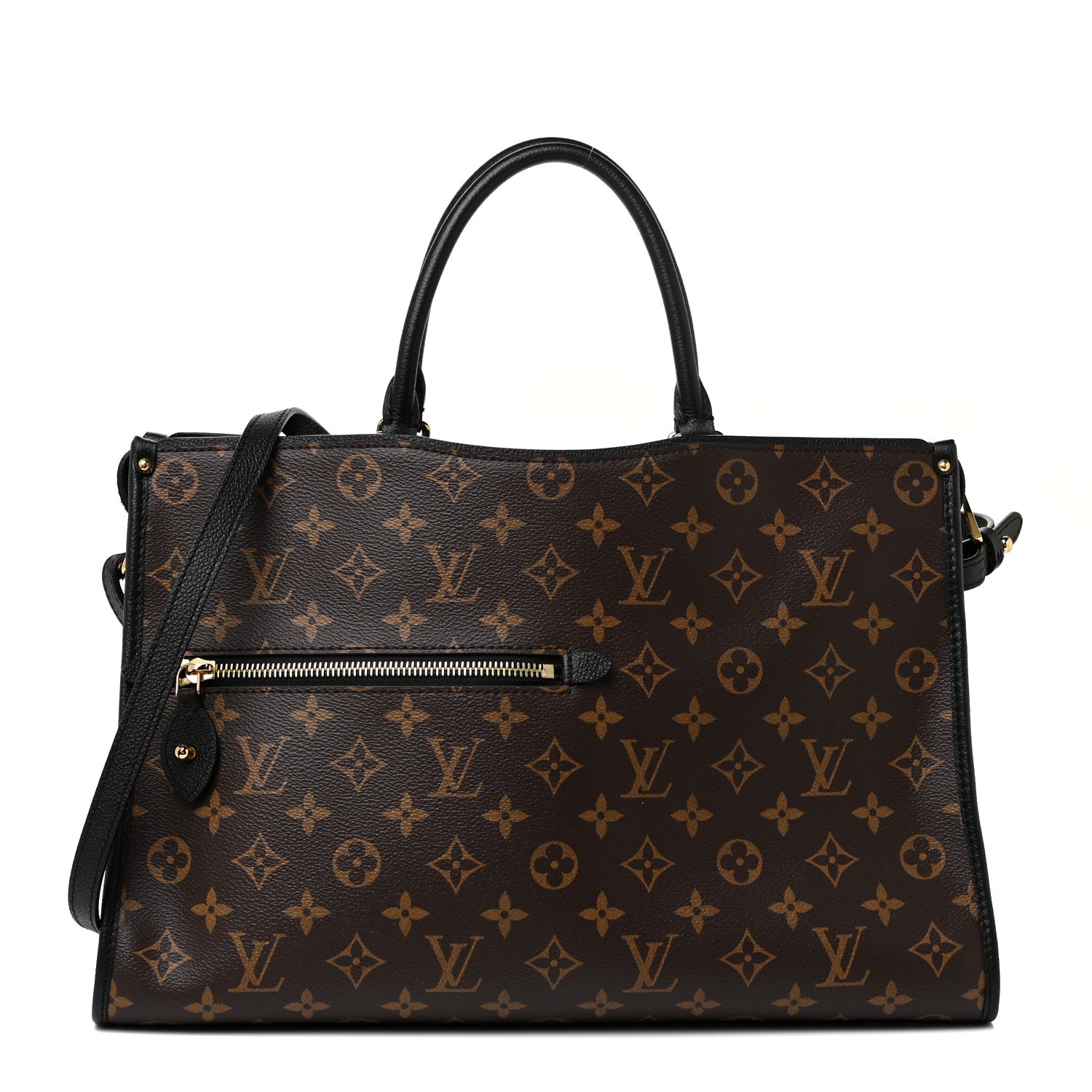 Louis Vuitton Monogram Popincourt MM Black 1 of 12