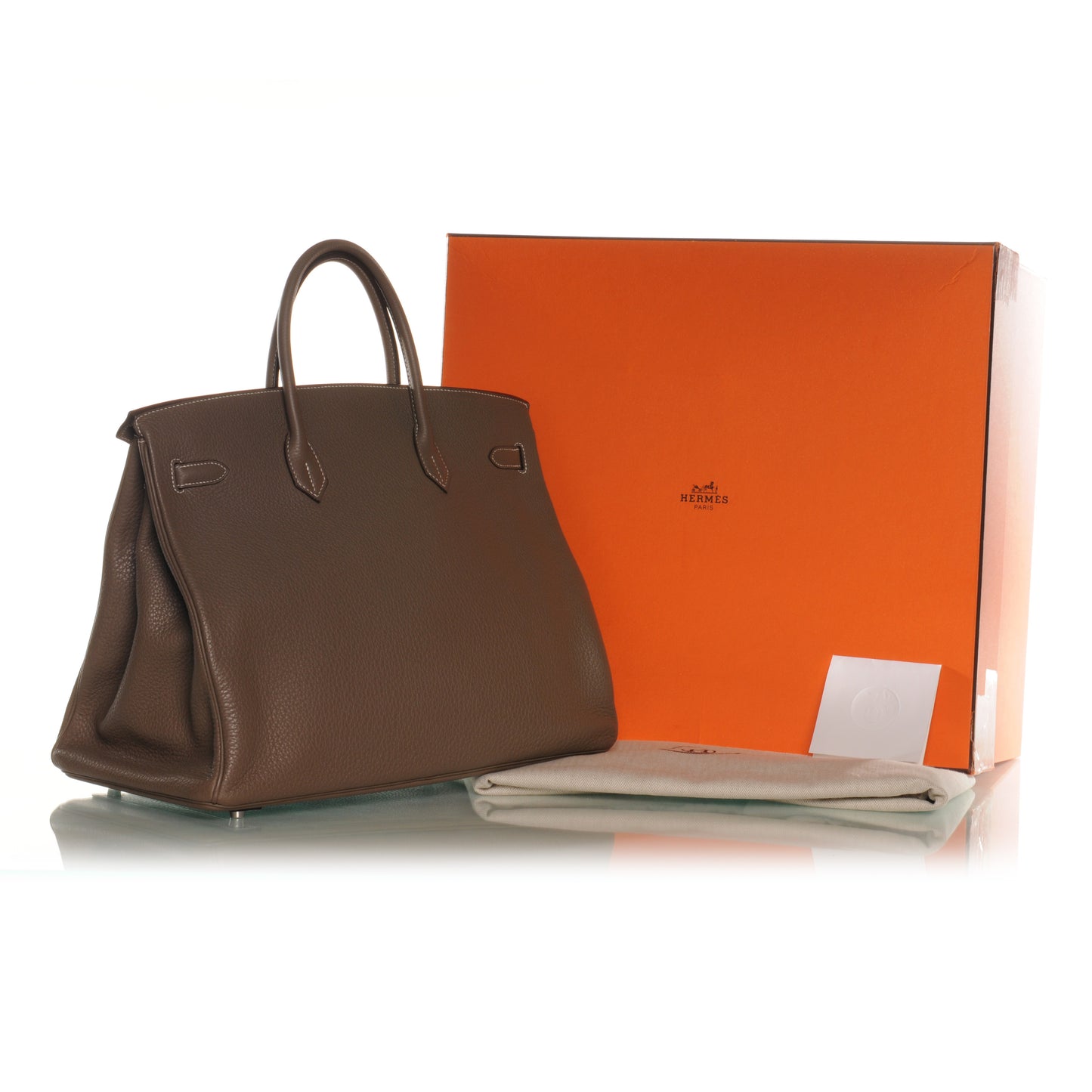 Taurillon Clemence Birkin 40 Etoupe