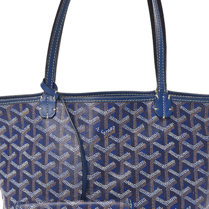 Goyard Saint Louis Junior Jr PM Tote Blue 22 of 26