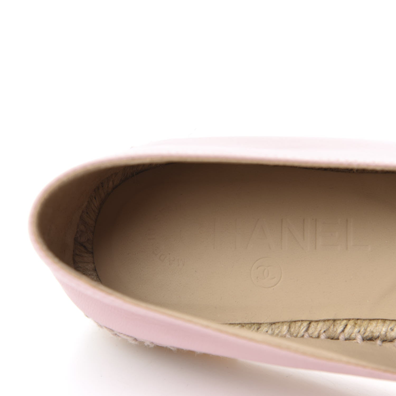 Chanel Lambskin CC Espadrilles 36 Light Pink 8 of 11