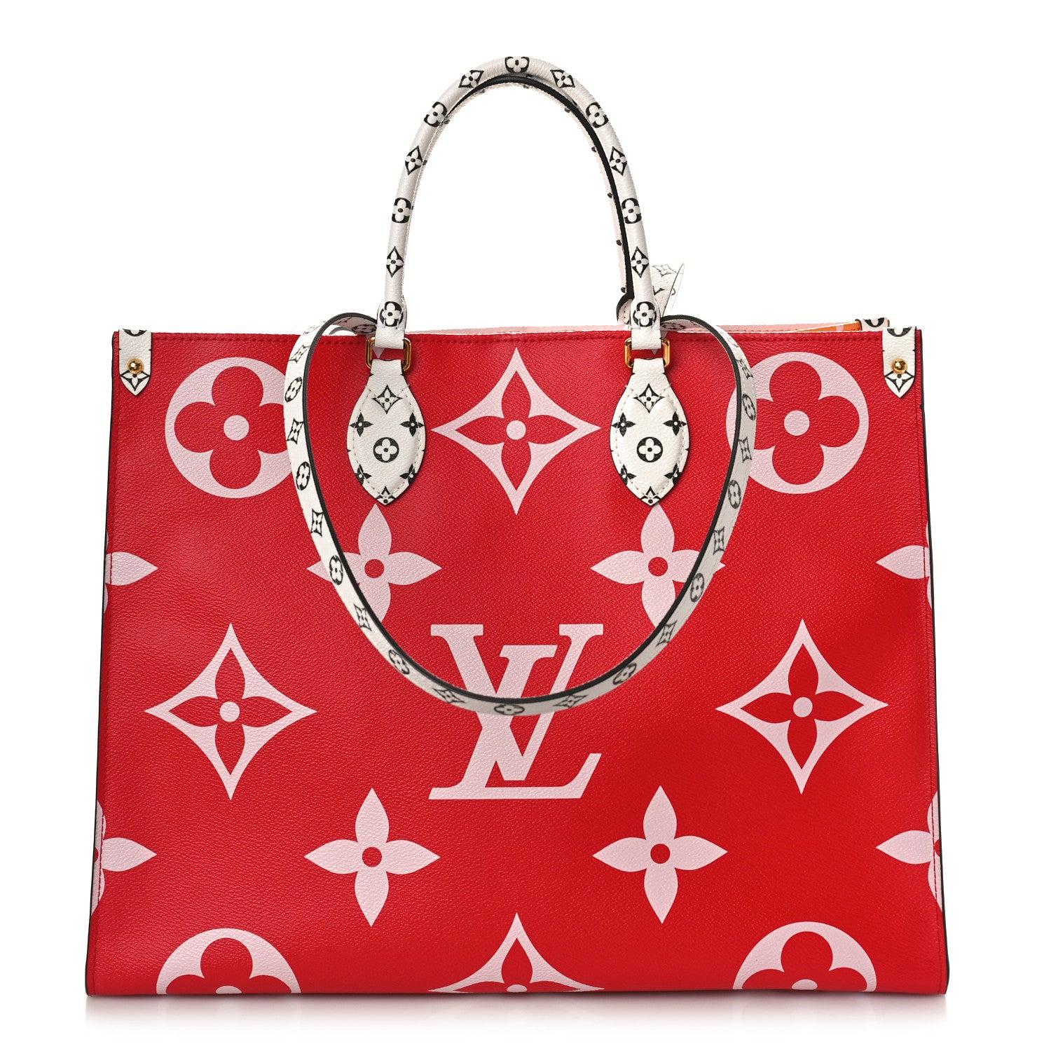 Louis Vuitton Monogram Giant Onthego GM Rouge Rose 1 of 8