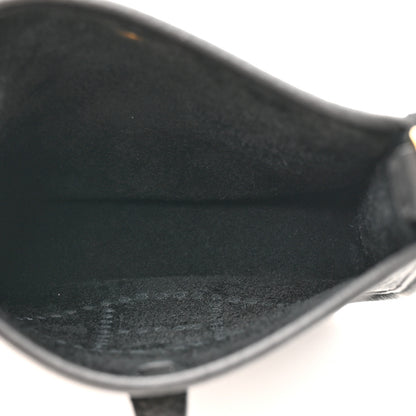 Hermes Taurillon Clemence Evelyne TPM Black 4 of 10