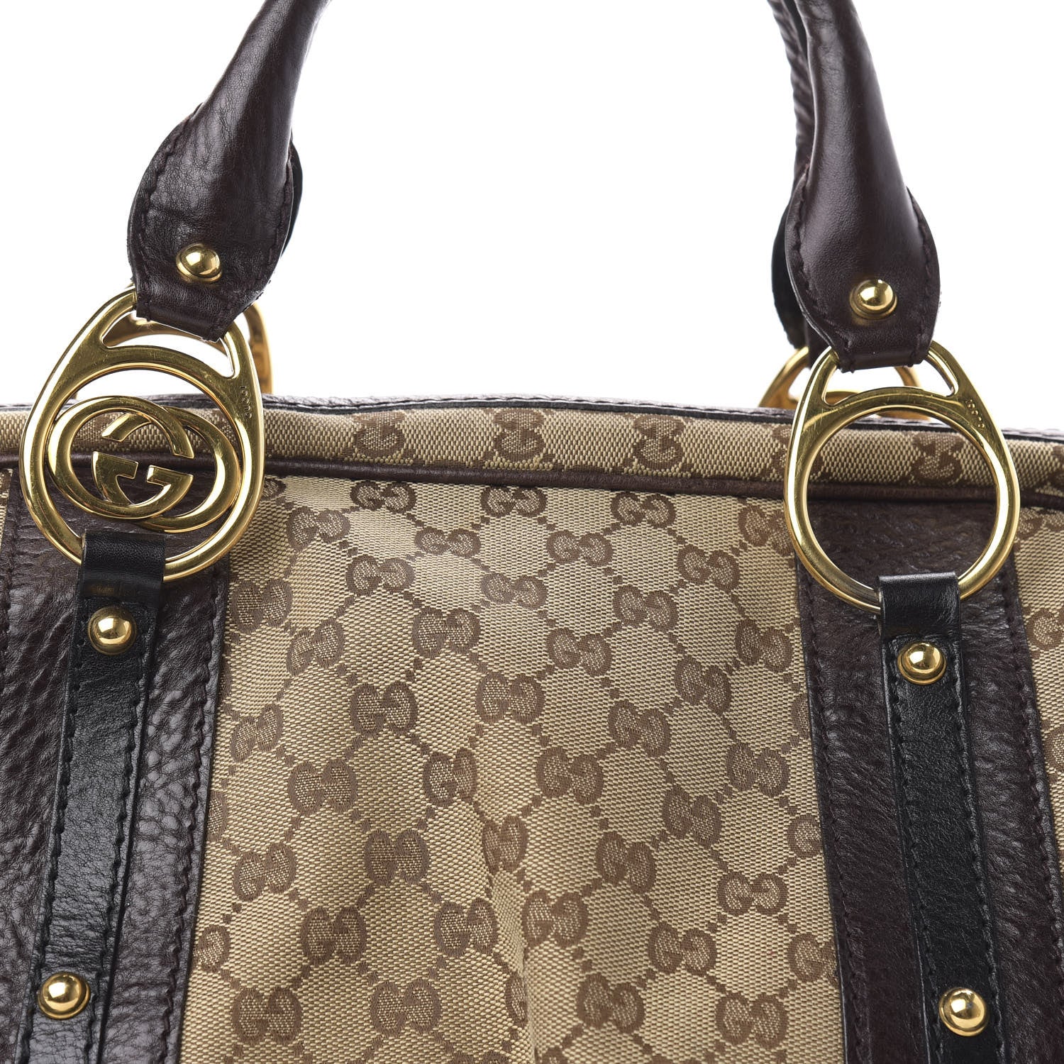 Gucci Monogram Medium Interlocking Icon Tote Dark Brown 12 of 12