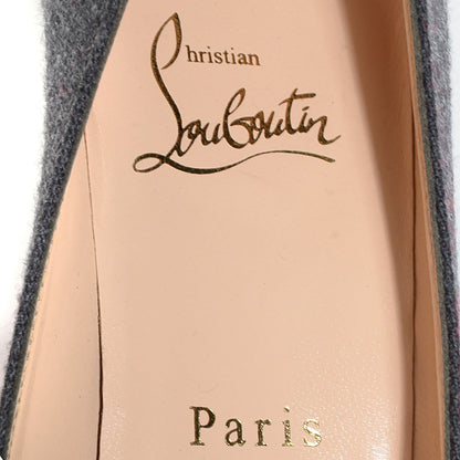 Christian Louboutin Flannel Simple 85 Pumps Light Grey 36.5 7 of 7