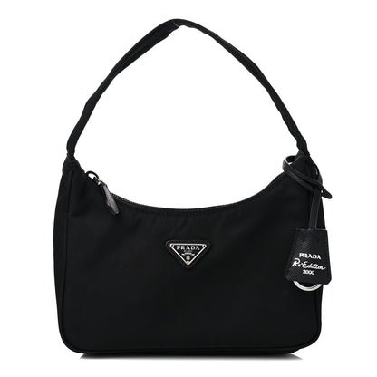 Prada Tessuto Nylon Mini Re-Edition 2000 Bag Black 1 of 11