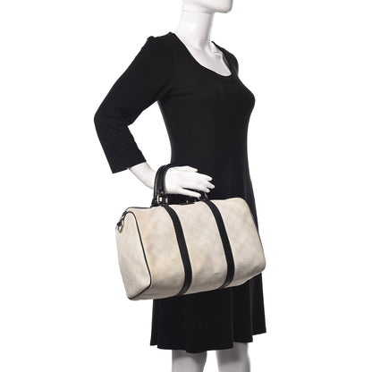 Gucci GG Plus Monogram Medium Joy Boston White Black 2 of 27