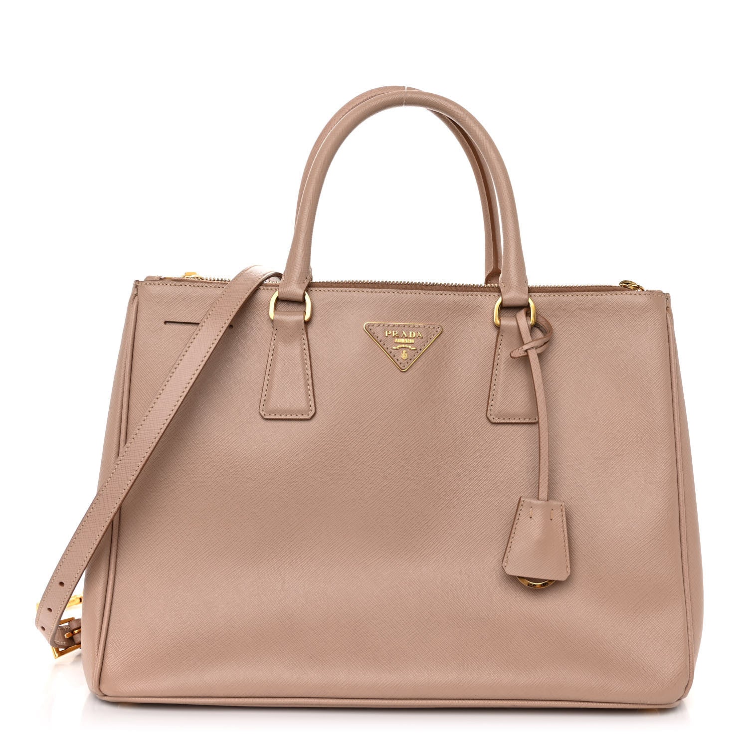 Prada Saffiano Medium Galleria Double Zip Tote Cammeo 1 of 9