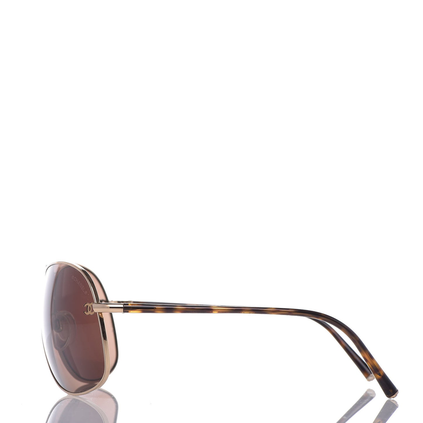 Aviator Sunglasses 4193 Gold Havana