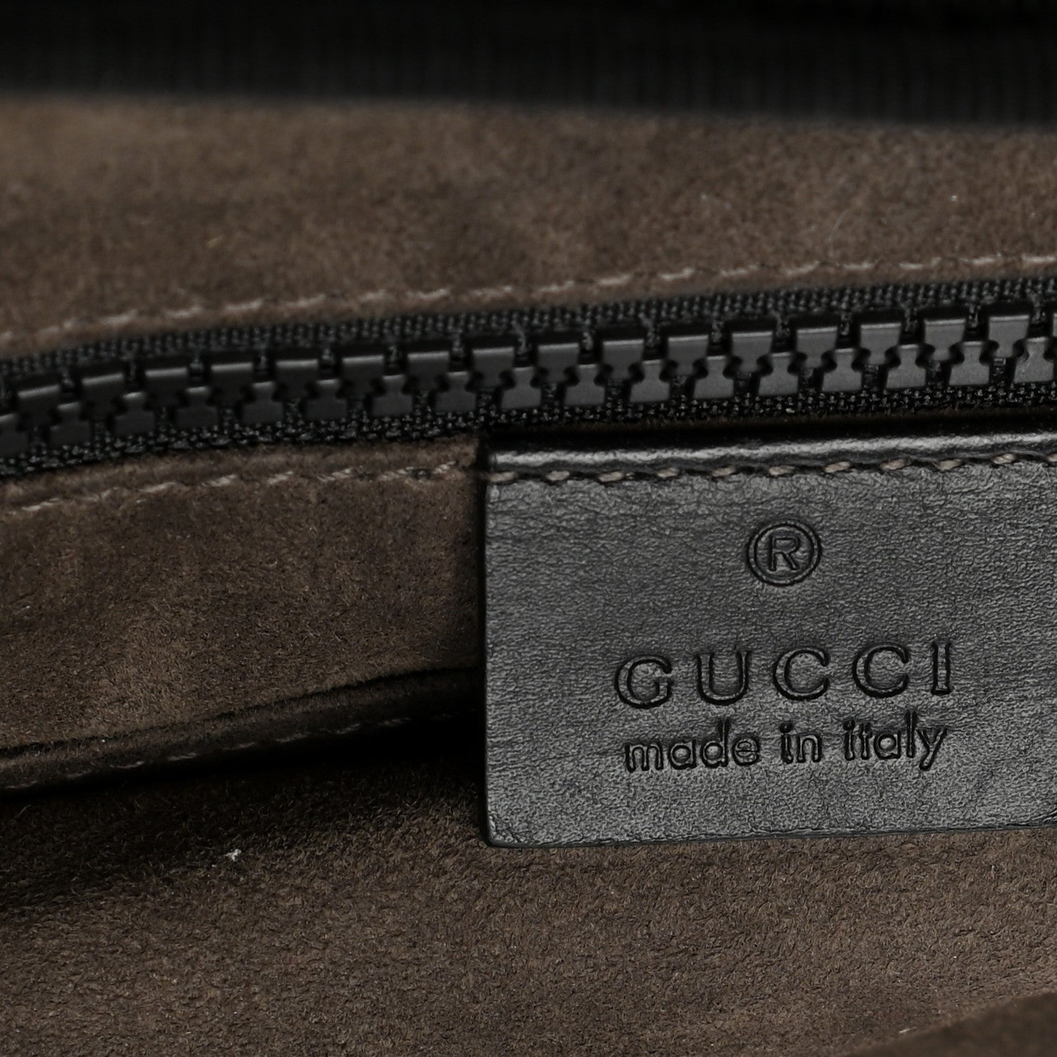 Gucci GG Supreme Monogram Single Buckle Backpack Beige Black 5 of 15