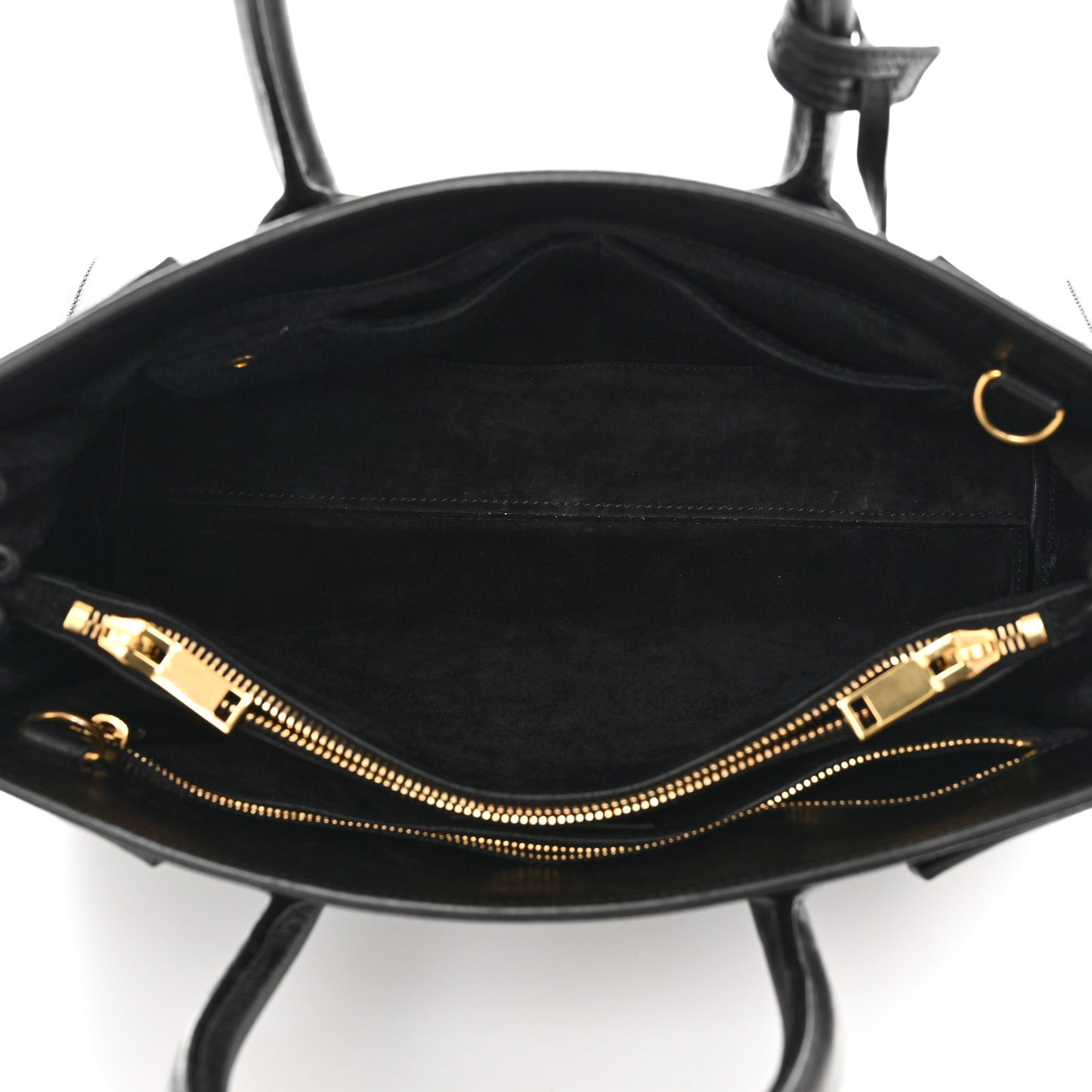 Calfskin Small Sac De Jour Black