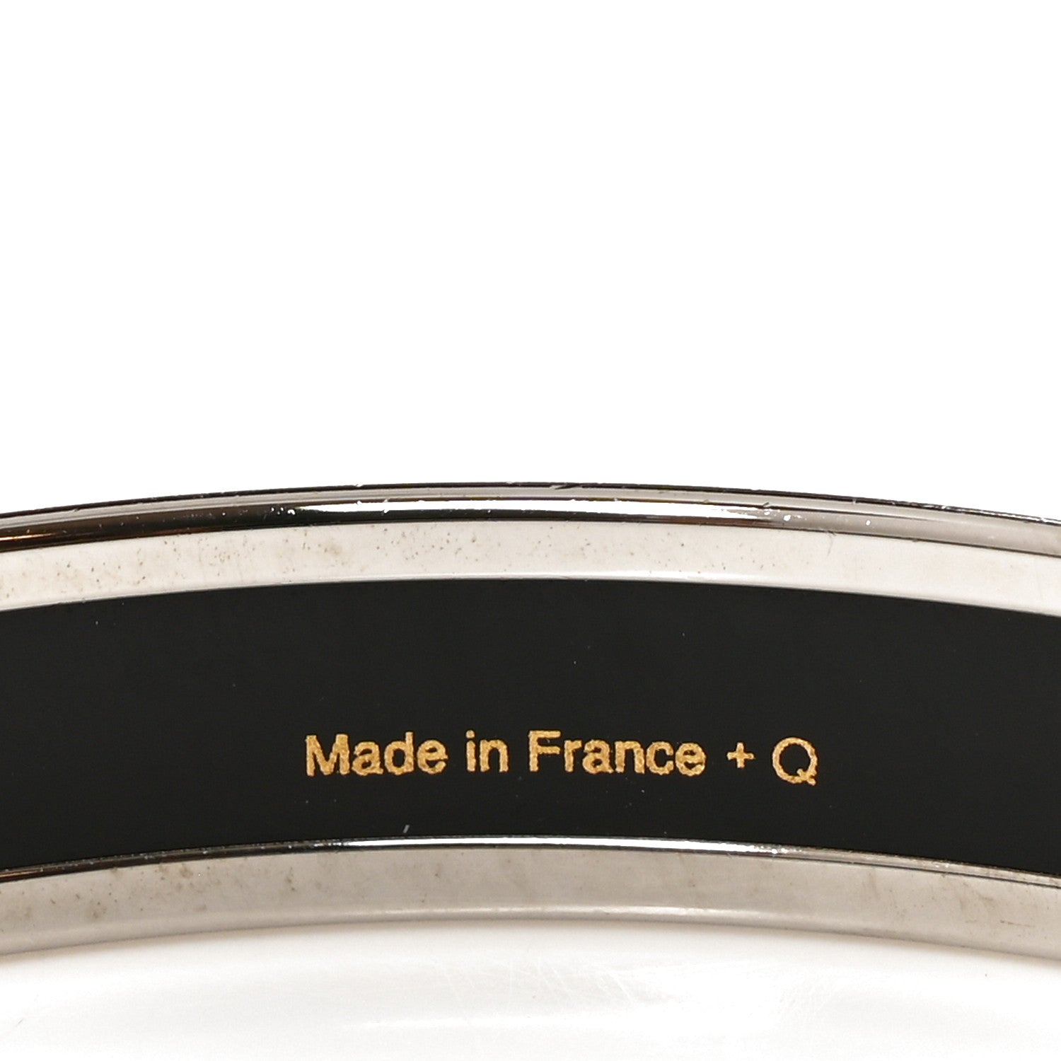 Hermes Enamel Printed Narrow Rubans de Cheval Bracelet 70 5 of 5