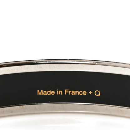 Hermes Enamel Printed Narrow Rubans de Cheval Bracelet 70 5 of 5